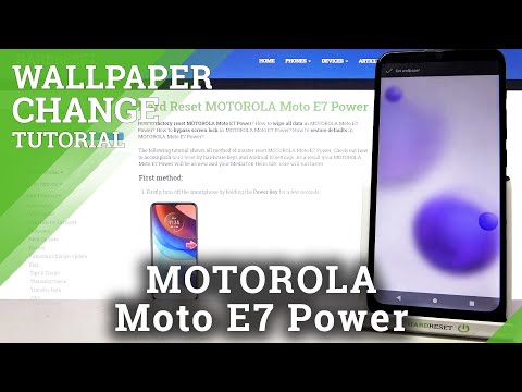 Motorola Moto E7 Power - Default Wallpapers Introduction