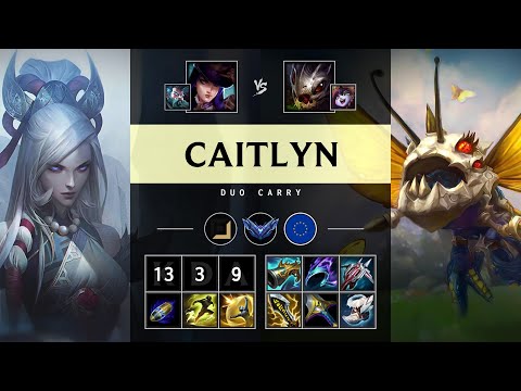 Caitlyn ADC vs Kog'Maw - EUW Diamond Patch 25.11
