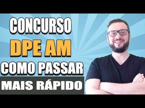 🚀  Concurso  DPE AM 2019 - Como passar + rápido (checklist do aprovado)