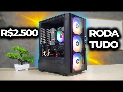 PC GAMER DE R$2.500 PARA RODAR TUDO! O MAIS INDICADO HOJE! (+ TESTE COMPLETO EM JOGOS)