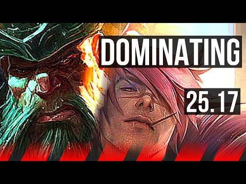 GANGPLANK vs SETT (TOP) | Dominating | KR Diamond | 25.17