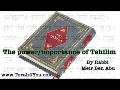 The power of saying Tehilim By Rabbi Meir Ben Abu