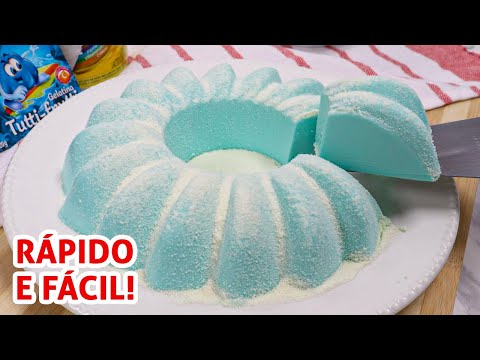 Pudim de Gelatina Tutti Frutti com 3 Ingredientes: Uma Sobremesa Rápida e Deliciosa