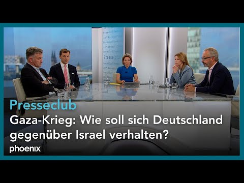 Presseclub: Gaza-Krieg - Wie soll sich Deutschland gegenüber Israel verhalten? | 26.07.25