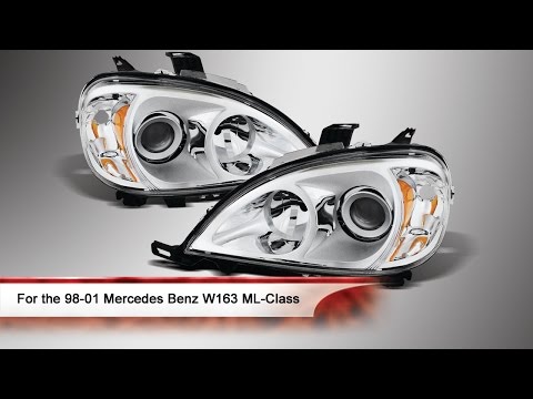 98-01 Mercedes Benz W163 ML-Class Projectoer Headlights
