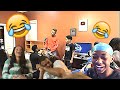 FUNNYMIKE AND THE KIDS KICKING TRAVIS OUT PRANK REACTION