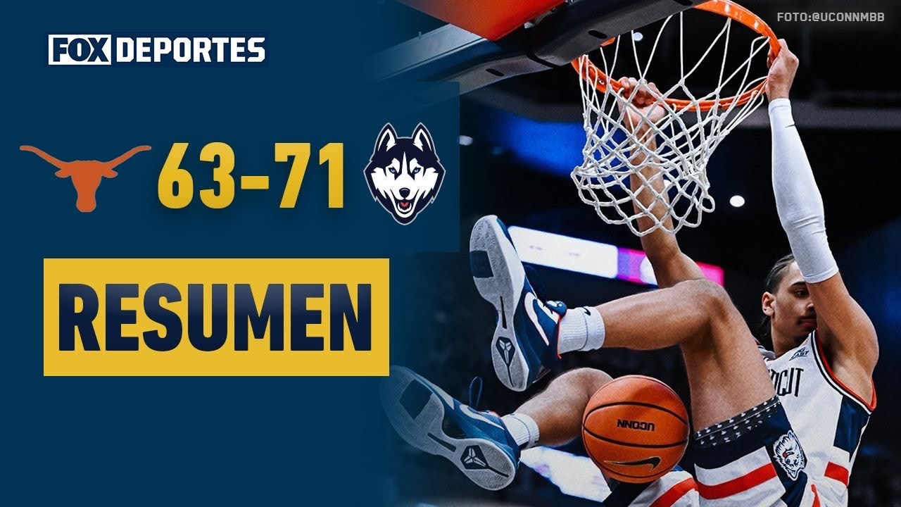 🤩🔥 IMPONEN SU AUTORIDAD. | Texas 63–71 Huskies | College Basketball | HIGHLIGHTS