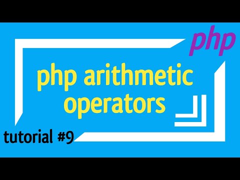 Arithmetic Operators In Php Php Tutorial 9