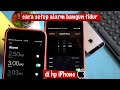 Cara setting alarm di hp iphone | Bikin alarm bangun tidur