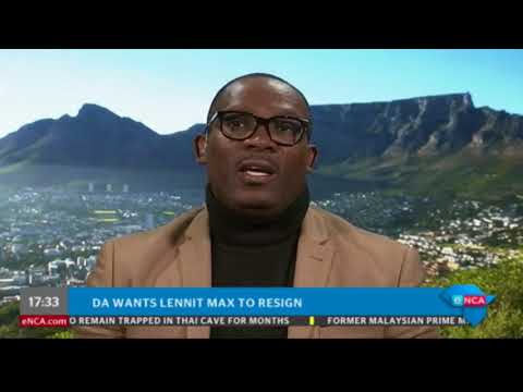 DA calls for the resignation of Lennit Max