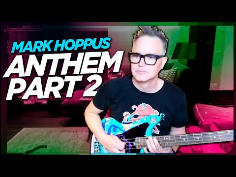 Mark Hoppus performs Anthem Part 2 (blink-182) - NEW BASS!