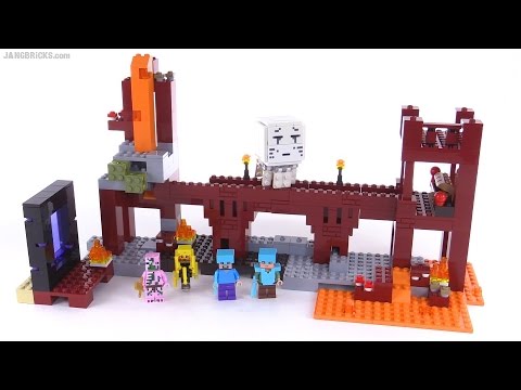 JANGBRiCKS - LEGO Minecraft The Nether Fortress reviewed! set 21122