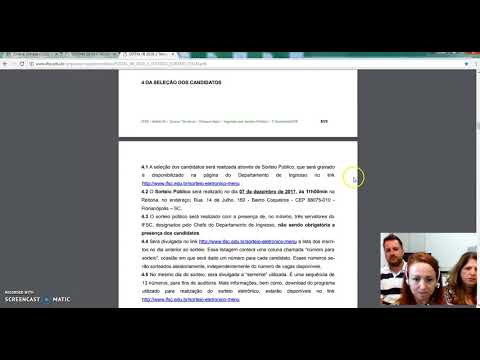Sorteio Publico - Edital 08/201/1 - Cursos Técnicos Câmpus Itajaí