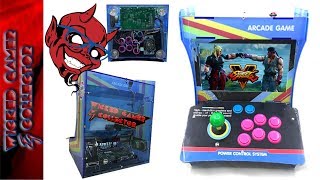Retro Mini Arcade Heroes 5 - 2021 in 1 - Cabinet Unboxing Review & Testing