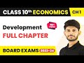 Development Full Chapter Board Exam 2023 Class 10 Economics Chapter 1 2022 23