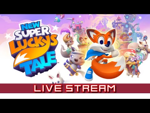 New Super Lucky's Tale Worlds 1 & 2  | Live Blind 100% Playthrough [#1]