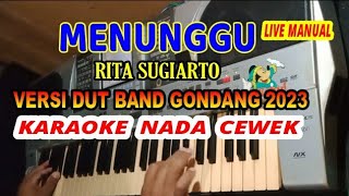 Download lagu Menunggu-Karaoke [Rita Sugiarto]versi Dut Band Gondang||Nada Wanita mp3