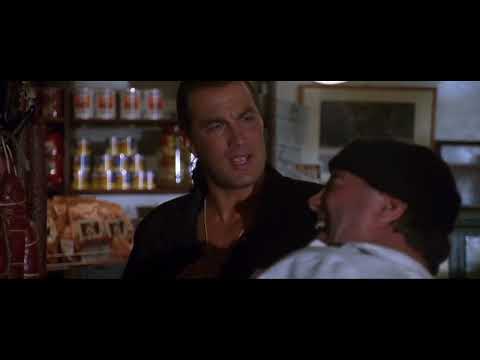 Out for Justice (1991) - Car Chase/Meat Shop Fight Scene [1080p]