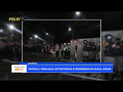 POLDA METRO JAYA KEMBALI LAKSANAKAN PATROLI SKALA BESAR PANTAU SITUASI JAKARTA