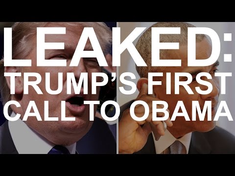 LEAKED: Trump's first call to Obama