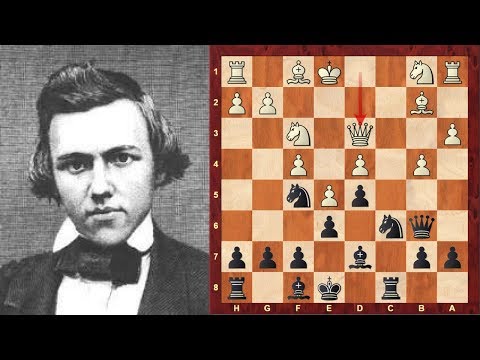 Paul Morphy plays the french defence against his friend James McConnell - New Orleans (1850)
