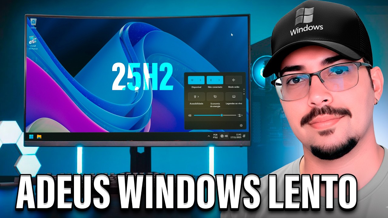 NÃO REINSTALE o Windows 11 sem ver isso! 😱 (O NOVO 25H2 LEVE OFICIAL)