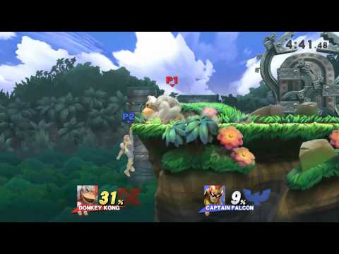 [SSB4] Kazi (Donkey Kong) vs キャプテンファルコン (Captain Falcon)