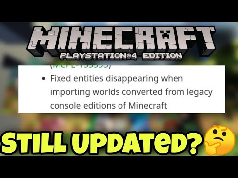 Is Minecraft Legacy Console Edition Still Being Updated?
