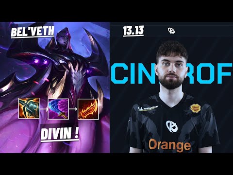 KC CINKROF: BEL’VETH VS EVELYNN (JGL) - DIVIN - EUW MASTER 688 LP - PATCH 13.13