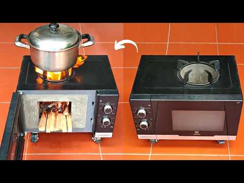 Super beautiful wood stove from oven a great idea