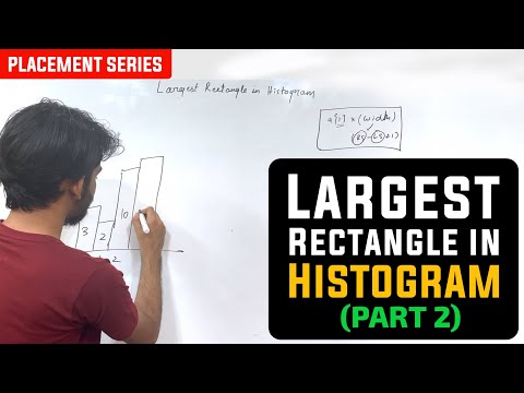 Largest Rectangle in Histogram | Part - 2 (6-7 lines of Code Approach)