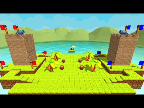 Castle Destruction #2🏰 Marble Race