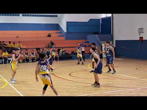 Nicolas Barone jogo Apagebask X Mogi sub-15 4 bolas de 3