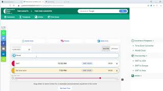 Time Zone Converter GMT Tutorial
