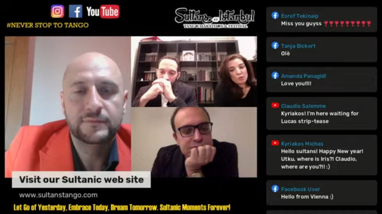 Sultanic live stream (interview) with Loukas Balokas & Georgia Priskou  #sultantango