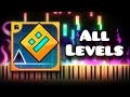 Geometry Dash ALL LEVELS Piano Tutorial