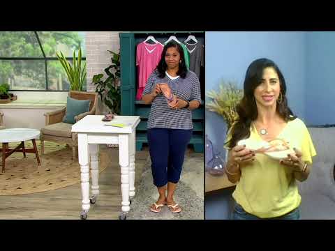 Vionic Floral Thong Sandals Bella II on QVC