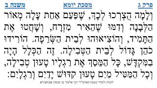 מסכת יומא פרק ג משנה ב