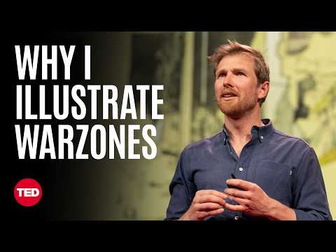 News Tells You What Happened. Drawing Shows You How It Felt | George Butler | TED