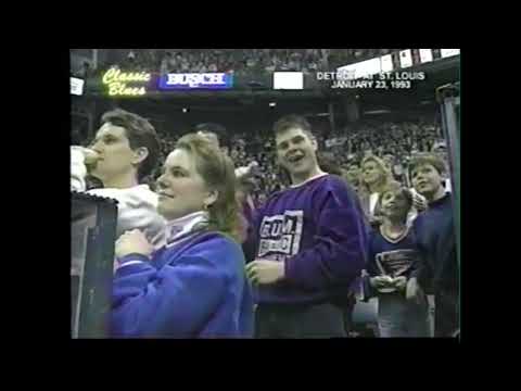 Blues v Red Wings - Goalie Fight (1993)