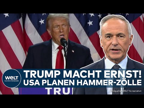 USA: Paukenschlag! Trump macht ernst! Hammer-Zölle sind gegen mehrere Staaten geplant