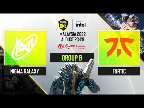 Dota2 - Nigma Galaxy vs Fnatic - Game 2 - ESL One - Malaysia 2022 - Group B