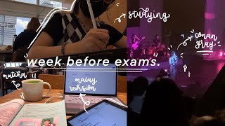 productive vlog 🌷 | conan gray concert, studying, week before exams