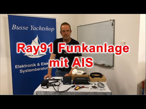 Die Raymarine Ray-91 Funkanlage mit AIS, DSC und ATIS von Busse Yachtshop