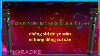 Download lagu Mei you ni pei ban zhen de hao gu dan - karaoke no vokal (cover to lyrics pinyin) mp3