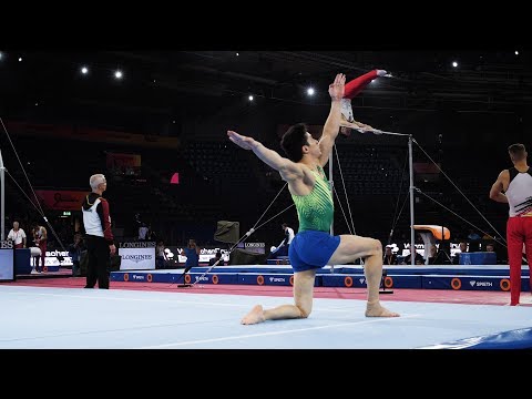 Arthur Nory (BRA) FX 2019 Worlds Stuttgart - Podium Training