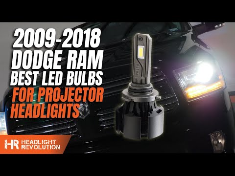 HR Tested: 94% Brighter LED Bulbs for the 2009-2018 Dodge Ram with Projector Headlights