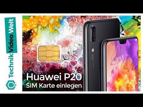 Huawei P20 (Pro) SIM Karte einlegen