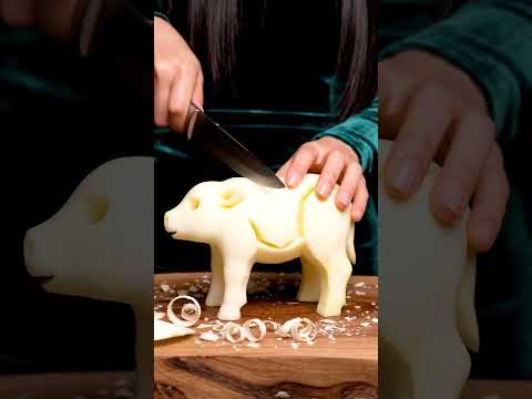 Cách cắt tỉa quả bí ngô thành con lợn