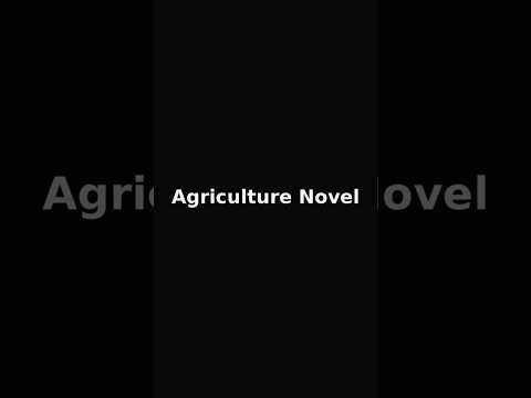 Intro - Agriculture Novel